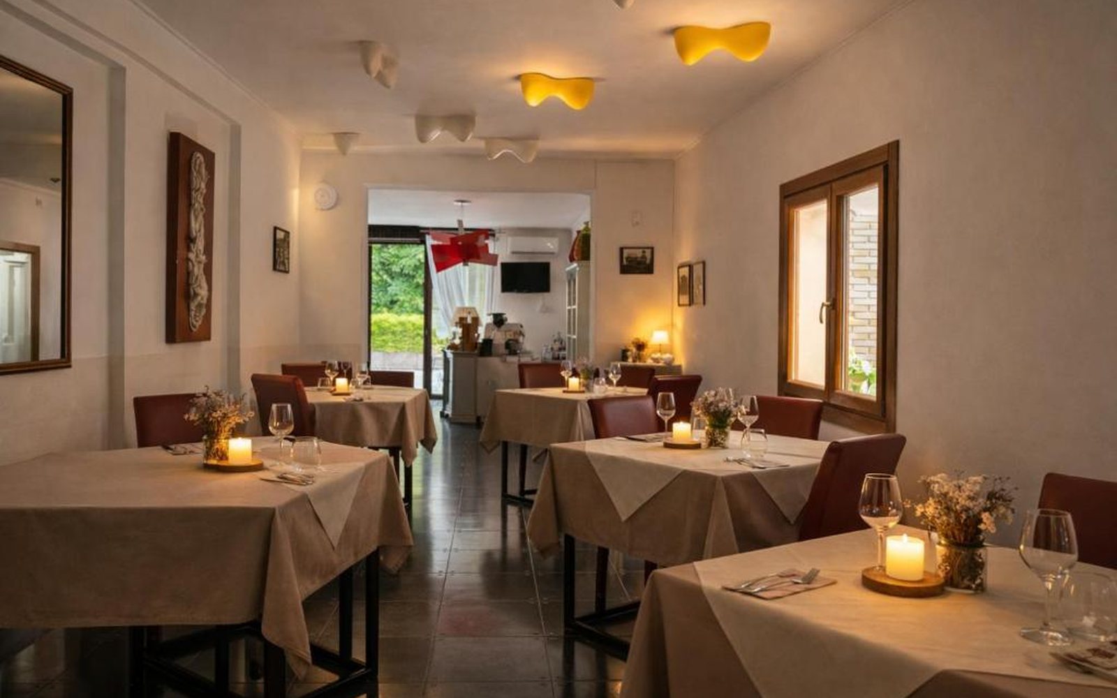 La sala della Locanda Divinis