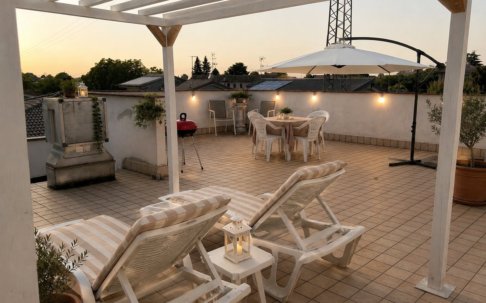 La terrazza della Locanda Divinis